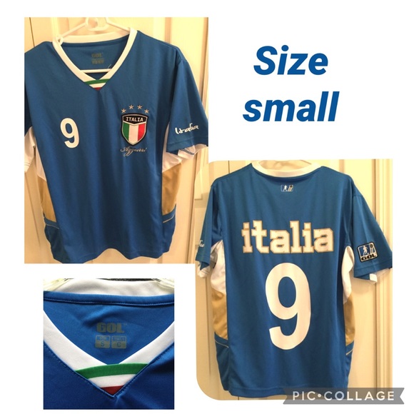NFL Other - Azzurri Italia Vintage Soccer Jersey Kids Lg/XL